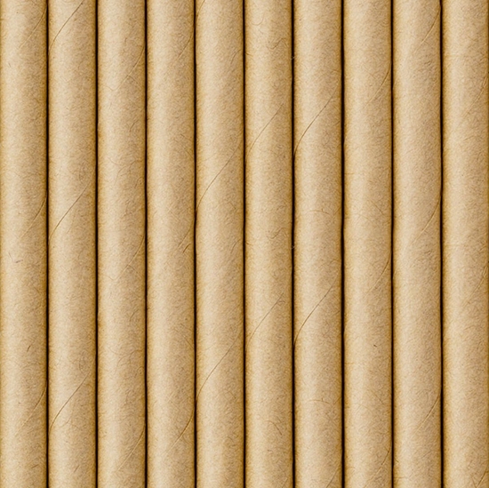 Изображение Party Deco Somki rurki kraftowe - 10 szt. uniwersalny (45362-uniw) - 45362-uniw