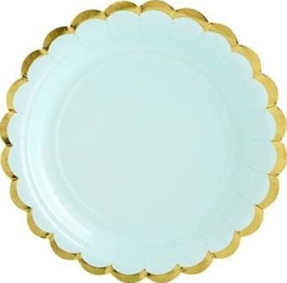 Изображение Party Deco talerzyki Yummy,mitowy, 18 cm, 6 sztuk uniwersalne (33390)