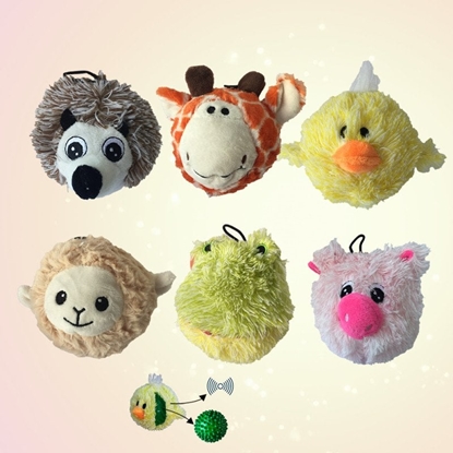 Attēls no Party Pets Elite The Furry Ball Friends 10cm - ass.