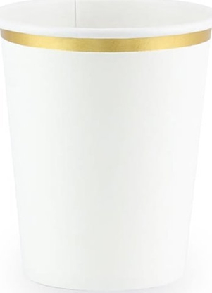Attēls no PartyDeco Kubeczki, biay, 260 ml one size