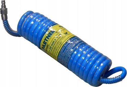 Attēls no Partner W spiralny poliuretanowy 8mm x 5m z szybkozczkami (cinienie maksymalne 15bar)