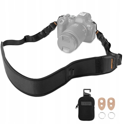 Изображение Pasek Neoprene K&f Na Szyj Rami Do Aparatu Dslr Kamery Canon Nikon Sony / Kf13.184