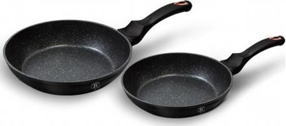 Picture of Patelnia Berlinger Haus ZESTAW 2 PATELNI GRANITOWYCH 22/26cm BERLINGER HAUS BLACK ROSE BH-1644NF (BH-1644NF) - BH-1644NF