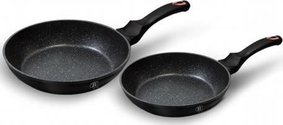 Picture of Patelnia Berlinger Haus ZESTAW 2 PATELNI GRANITOWYCH 22/26cm BERLINGER HAUS BLACK ROSE BH-1644NF (BH-1644NF) - BH-1644NF