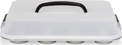 Attēls no Patisse forma do muffinów z pokryw 35 cm stal srebrna 12 przegródek