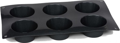 Изображение Patisse ksztat muffina 29 x 17 cm czarny silikon 6 kieszeni