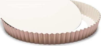 Изображение Patisse ksztat quiche z lunym dnem 28 cm stal mied/be