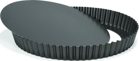 Picture of Patisse quiche ksztat z lunym dnem 28 cm stalowy antracyt