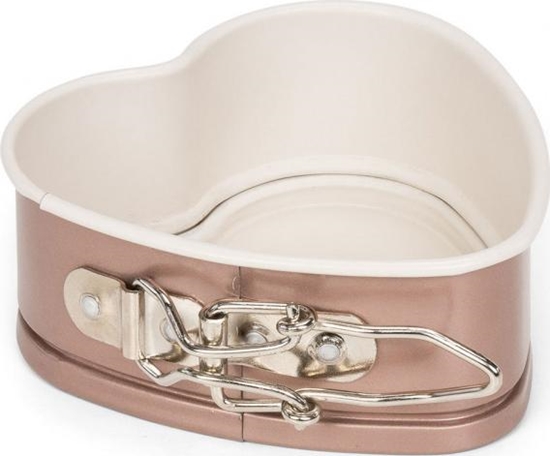 Picture of Patisse w ksztacie serca Mini 12 cm stal mied/be