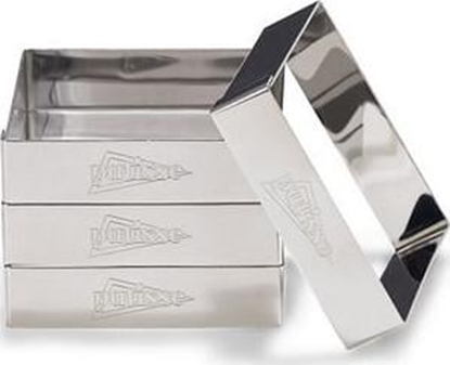 Picture of Patisse zestaw piercieni flanelowych 8 cm stal nierdzewna srebrna