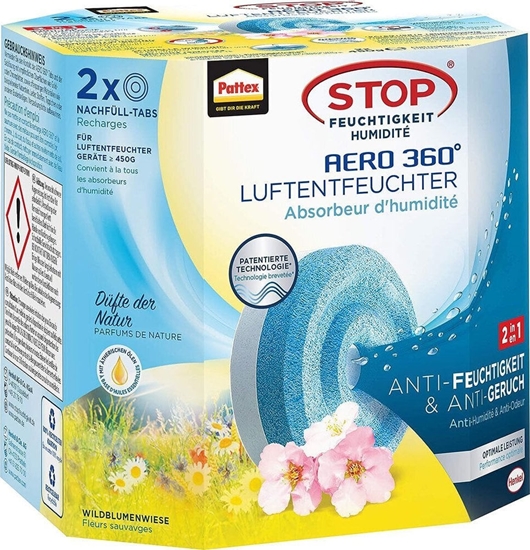 Picture of Pattex Pattex Luftentfeuchter Nachfüll Tabs Aero 360 2x450g Meadow