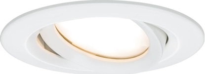 Изображение Paulmann Oprawa do wbudowania NOVA PLUS COIN LED DIM wychylna 6W 470lm 93mm 2700K IP65 230V biay mat