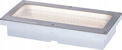 Picture of Paulmann Oprawa dogruntowa BRICK LED 1.6W 50lm 3000K IP68 z czujnikiem ruchu 200x100 230V aluminium / stal nierdzewna