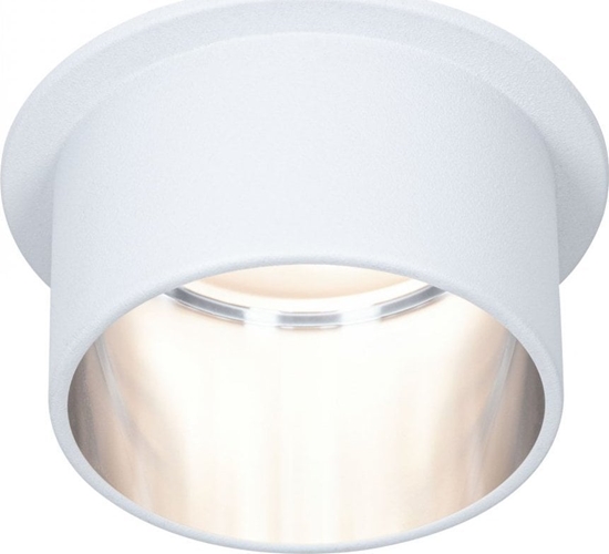 Picture of Paulmann Oprawa wpuszczana Gil Coin 3StepDim rd starr LED 1x6W 2700K 230V weiß matt/eisen Alu