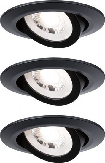 Picture of Paulmann Zestaw opraw LED 3x4.8W 450 lm 3000K 230V czarny-mat