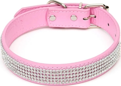 Picture of Paw Paw Love - Collar w. similisten (Small, 35x1.5cm) - Pink