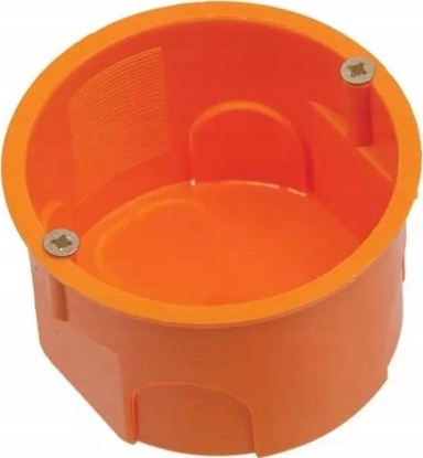Attēls no Pawbol Puszka instalacyjna Pawbol PK60 lux A.0002P z wkrtami IP30 pomaraczowa
