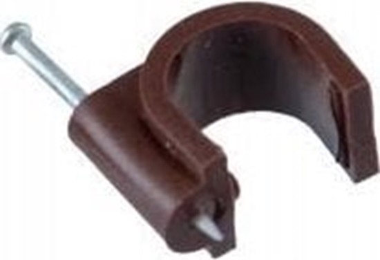 Picture of Pawbol Uchwyt kablowy Pawbol H.7003B -25 z gwodziem wbitym fi 5 mm biay