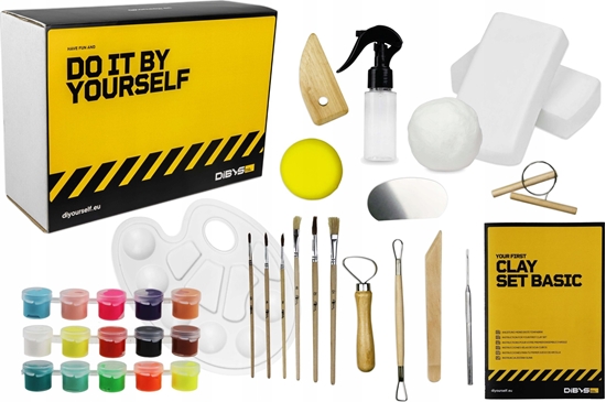 Picture of Pearson Education Limited MODELLIERMASSE-SET MIT WEIAYEM TON UND MODELLIERWERKZEUG-SET BASIC