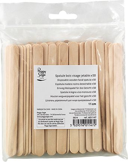 Picture of Peggy Sage Szpatuka drewniana jednorazowa 11 cm x 50 (601147)