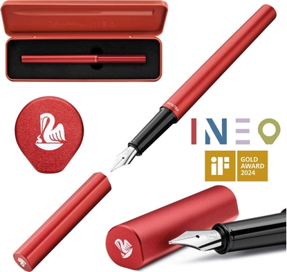 Picture of Pelikan Pelikan 823685 wieczne pióro System napeniania nabojem Czerwony 1 szt.