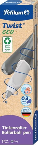 Picture of Pelikan Pelikan Twist eco Tintenroller Rechts-und Linkshänder grau