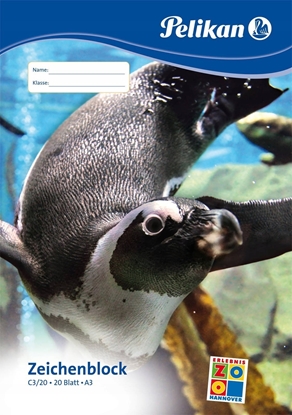 Изображение Pelikan Pelikan Zeichenblock A3 20 Blatt C3/20 FSC-Mix
