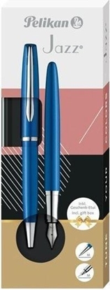 Picture of Pelikan Pióro wieczne Jazz Noble Elegance + dugopis Blue