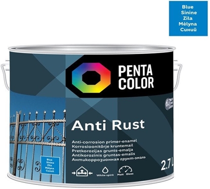 Attēls no Pentacolor ANTICOR PAINT ANTI-RUST BLUE 2.7L