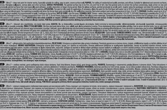 Picture of Pentacolor DISPERSE PAINT ULTRA MAT 3 L