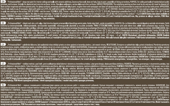 Picture of Pentacolor DISPERSION PAINT PROFESSIONAL MAT