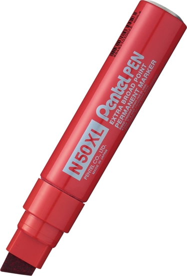 Picture of Pentel Marker permanentny Pentel Pen N50XL czerwony, CZERWONY