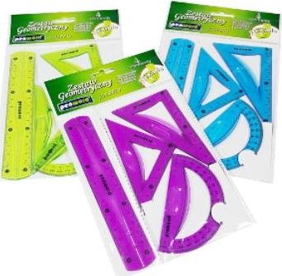 Изображение Penword KOMPLET GEOMETRYCZNY 8810 FLEXI 4 EL. 15CM [opak=12szt] Penword