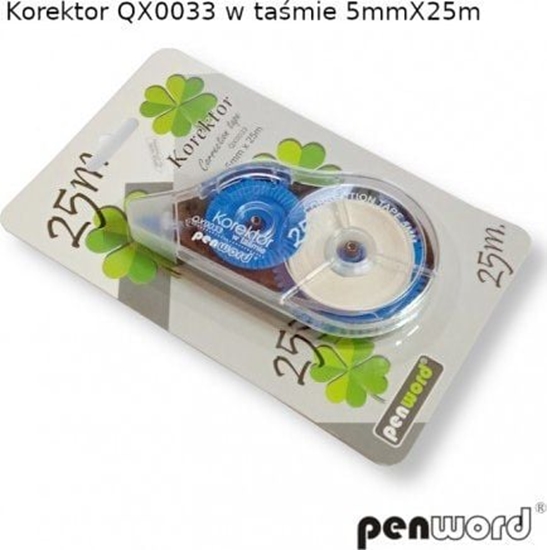 Изображение Penword Korektor w tamie PENWORD QX0033 5mmx25m Penword