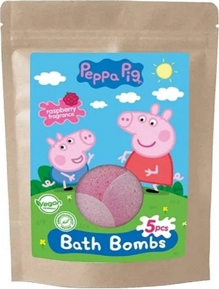 Изображение Peppa Pig Kule musujce do kpieli malina 5x50g 250g
