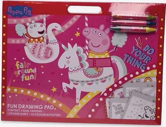 Picture of Peppa Pig Peppa Pig Fun Artist pad with 3 crayons & sticker sheet