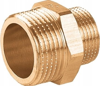 Picture of Perfexim Nypel redukcyjny wzmocniony mosidz 3/4x1/2" PHA-307 G3/4xG1/2 ZZ PN16 [20/500]