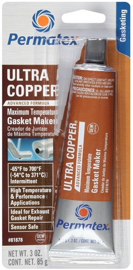 Изображение Permatex 81878 Permatex Silicone Gasket Maker Copper 85g