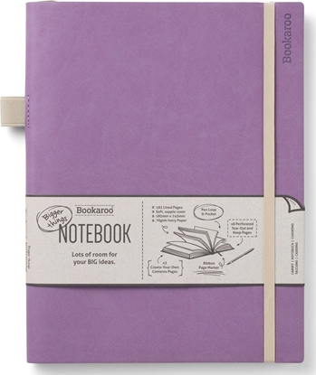 Изображение Peter Pauper Press Bookaroo Notatnik Journal duy - Jasny fiolet