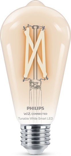 Изображение Philips Philips Smart filament przezroczysta E27 ST64 7 W (60 W), WW-CW
