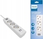 Picture of Philips PRZEDUACZ SIECIOWY PHILIPS LISTWA ZASILAJCA PRZEPICIOWA BIAA 3 GNIAZDA 2XUSB 2M SPN3032WA/60