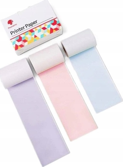Picture of Phomemo Papier Przylepny Naklejki Wkady Kolor 3x do Phomemo T02 M02 PRO M03 M04S / Q22-RMS - PBL