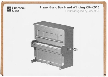 Picture of Piano Music Box Winding Kit-015 - zestaw do budowy pozytywki - Bambu Lab}