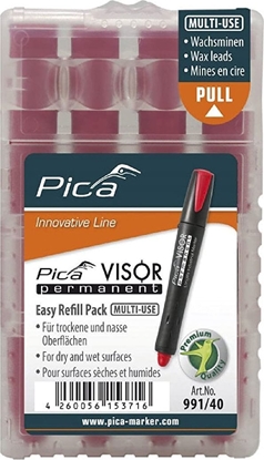 Изображение Pica VISOR permanent replacement refills red / SB