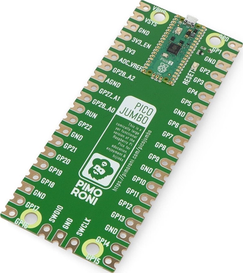 Изображение Pico Jumbo - modu z wlutowanym Raspberry Pi Pico 2 - PiMoroni PIM747}