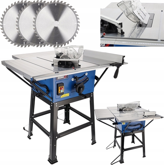 Picture of Pilarka tarczowa Dedra Pilarka do drewna 2000W, tarcza do drewna 24T, 40T, 60T