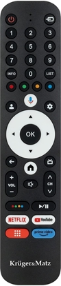 Изображение Pilot do TV Kruger&Matz Google TV z przyciskami numerycznymi