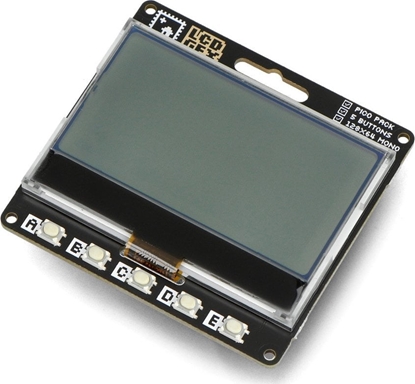 Изображение PiMoroni Pico GFX Pack - monochromatyczny wywietlacz LCD - podwietlenie RGBW - do Raspberry Pi Pico - PiMoroni PIM656}