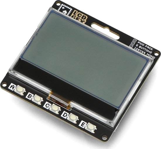 Picture of PiMoroni Pico GFX Pack - monochromatyczny wywietlacz LCD - podwietlenie RGBW - do Raspberry Pi Pico - PiMoroni PIM656}