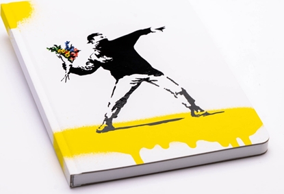 Attēls no Pininfarina Segno Notes PININFARINA Banksy, 14x21 cm, 128 stron, flower